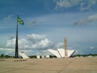 Brasilia, die neu erbaute, moderne Hauptstadt des Landes